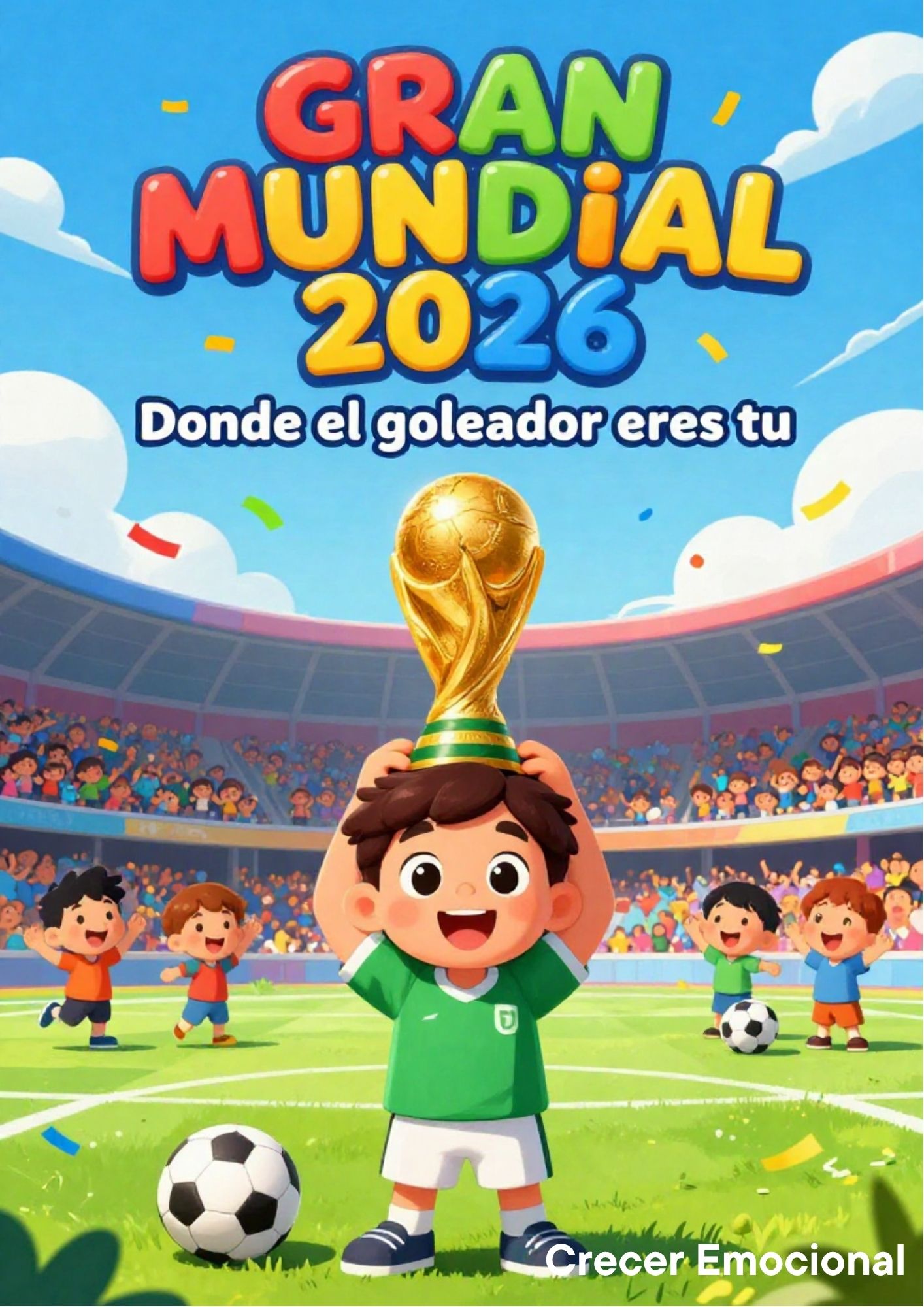 Portada del ebook Gran Mundial 2026 para colorear